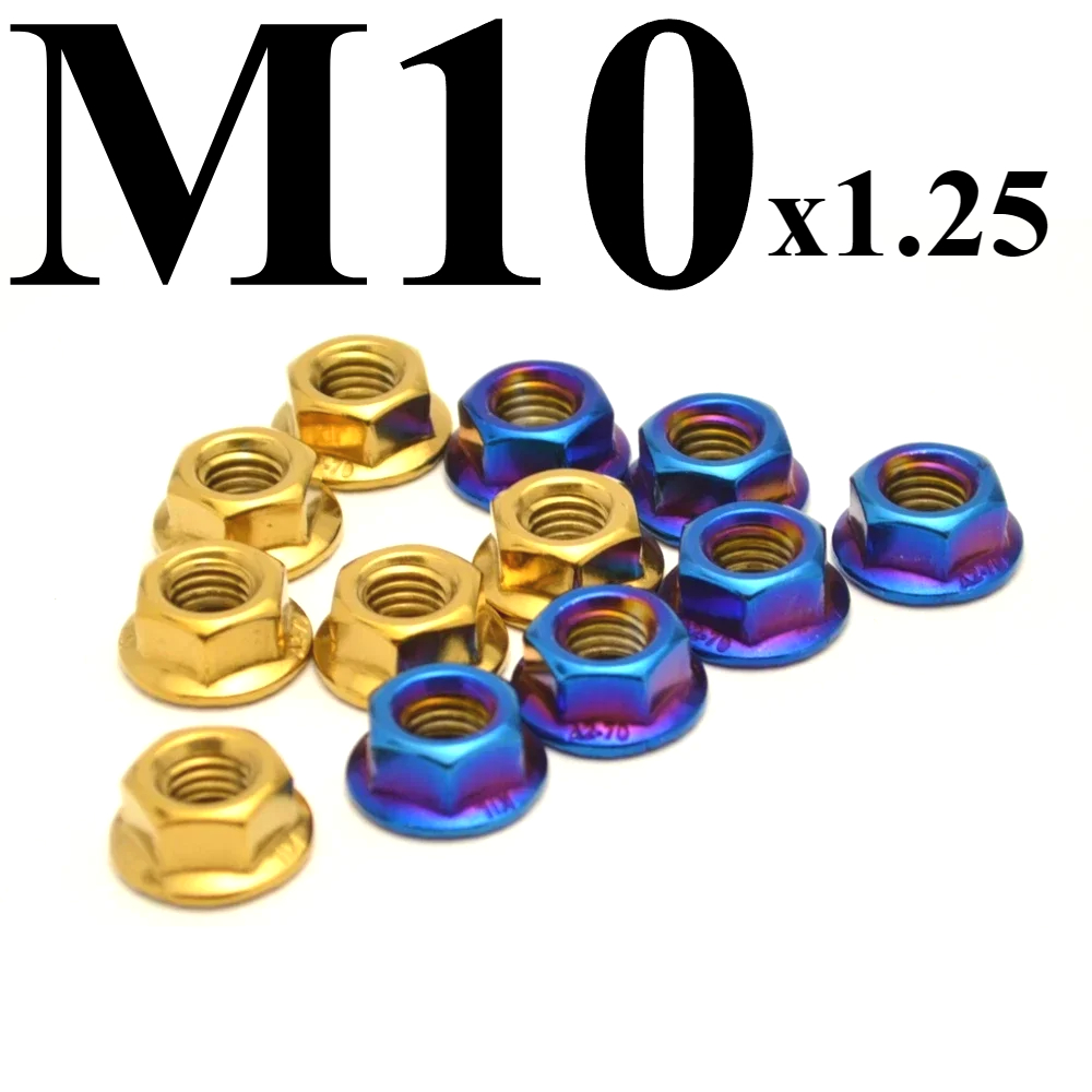 Sprocket - M10 * 1.25 6 قطعة ل