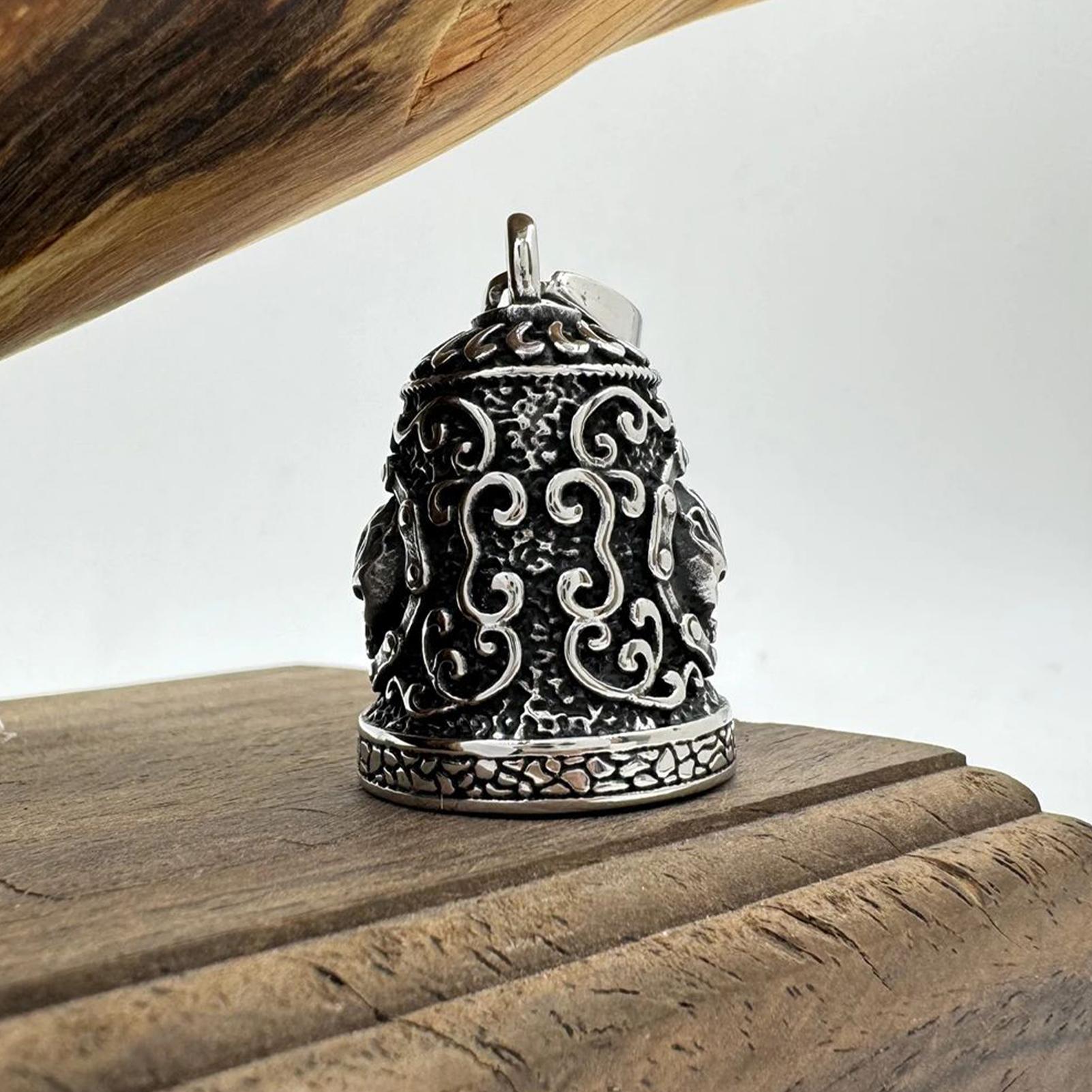 جرس على شكل جمجمة للدراجات الن - مراجعة Motorcycle Chain وسعره