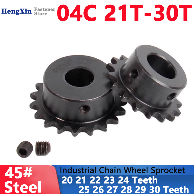 1 قطعة 21T-30T 04C عجلة سلسلة  - مراجعة Chain Sprocket Set وسعره